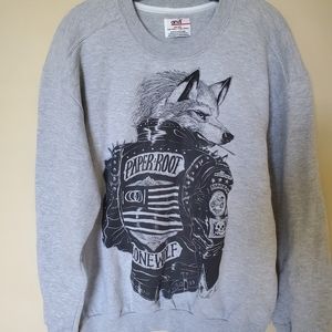 Unisex Custom Print Lonewolf Sweatshirt, Size: Large